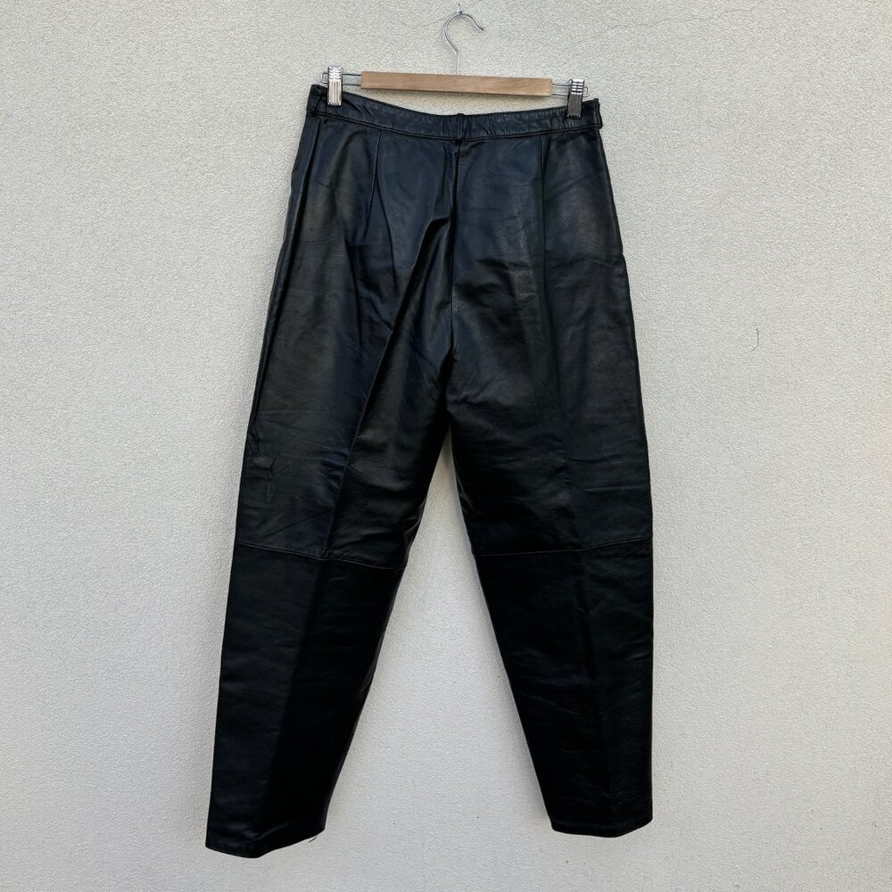 VINTAGE 100% Genuine Leather Pants - Picture 3 of 5